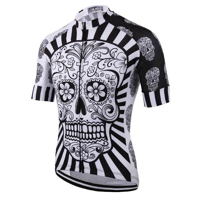 Skull outlet cycling jersey