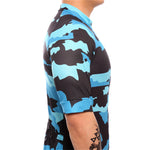 Load image into Gallery viewer, Blue Camo Jersey - Vogue Cycling
