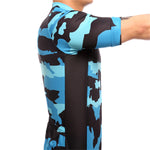 Load image into Gallery viewer, Blue Camo Jersey - Vogue Cycling
