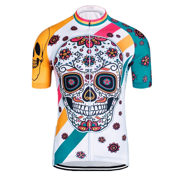 Multicolour Skull Jersey – Vogue Cycling