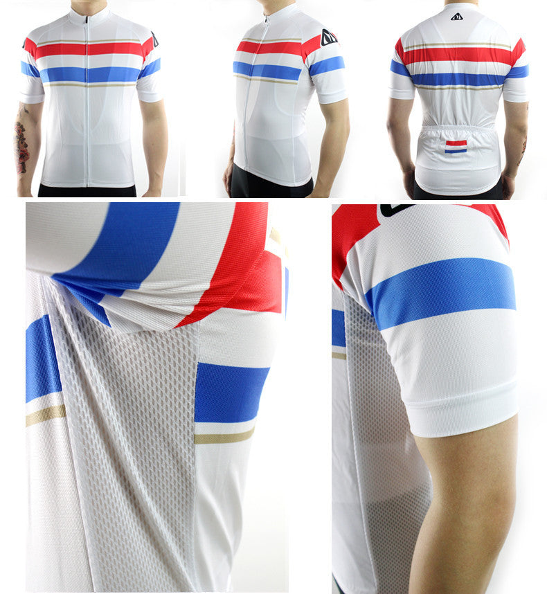 Tricolour Cycling Jersey - Vogue Cycling